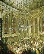 antonin dvorak a concert given by the young mozart in the redoutensaal of the schonbrunn palace in vienna Sweden oil painting artist